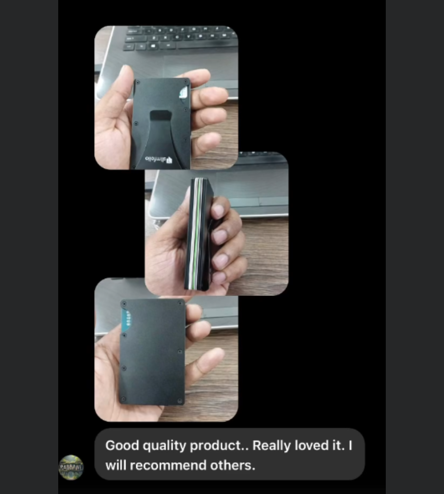 Real Slimfolio customer review screenshot