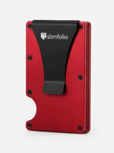 Slimline Wallet - Crimson Red